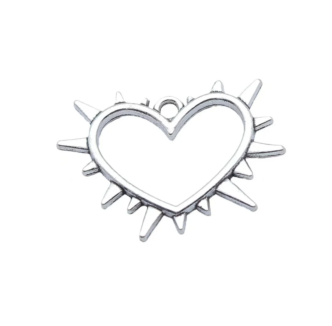 

15pcs 29x21mm Zinc alloy metal tibetan silver plated charm T1390 for jewelry making