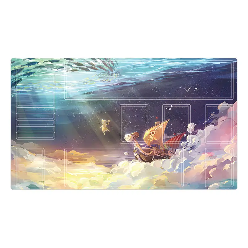 OPCG One Piece Luffy Zoro Card Playmat Battle Item Game Mat Collection Playing Cards Fight Anime Duel Disk Placemat Trainer Toys