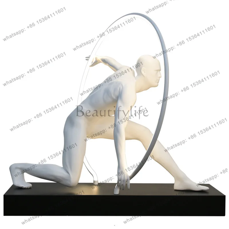 

Modern simple running figure creative ornaments living room bedroom home accessories