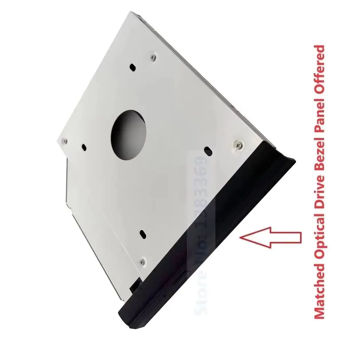With Matched Bezel Pane 2nd 2.5 SATA Hard Drive HDD SSD Optical bay Caddy Bracket Frame Adapter for Dell 3421 5421 5435 5437