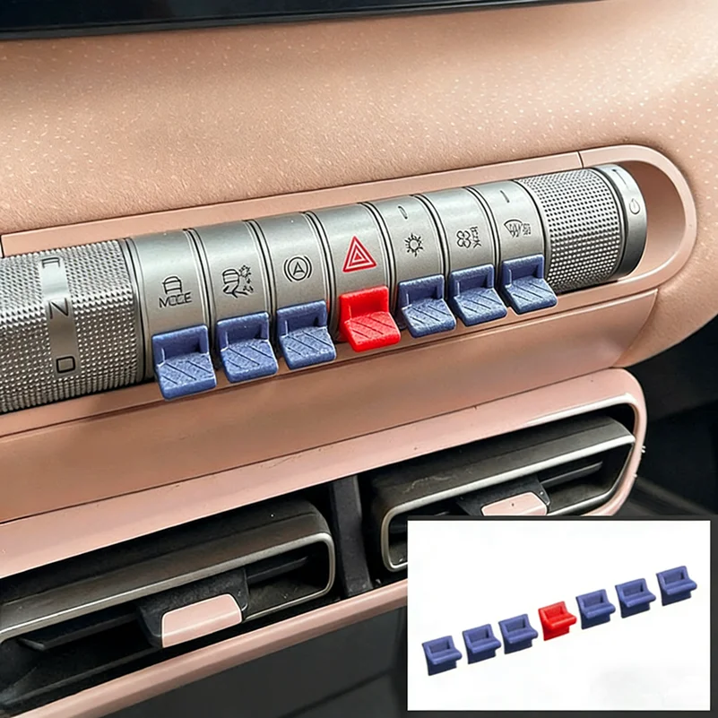 BYD Haio Haipu Central Control Air Conditioning Buttons Paddles Aircraft-Style Button Switches for Vehicle Interior
