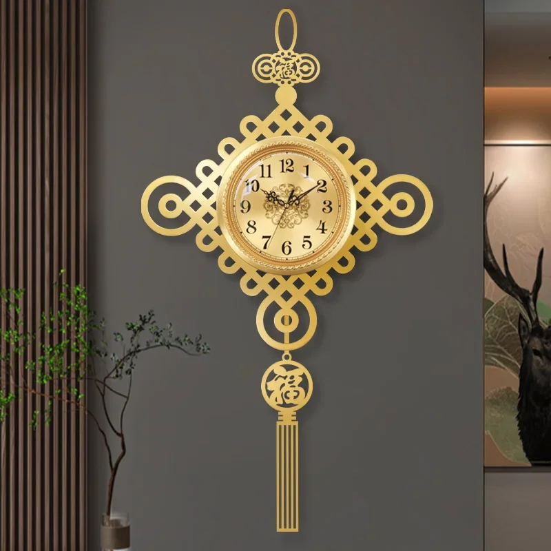 Minimalist Chinese Style Wall Clocks Fashion Digital Large Modern Kitchen Clock Wall Big Size Relogio De Parede Home Decoration