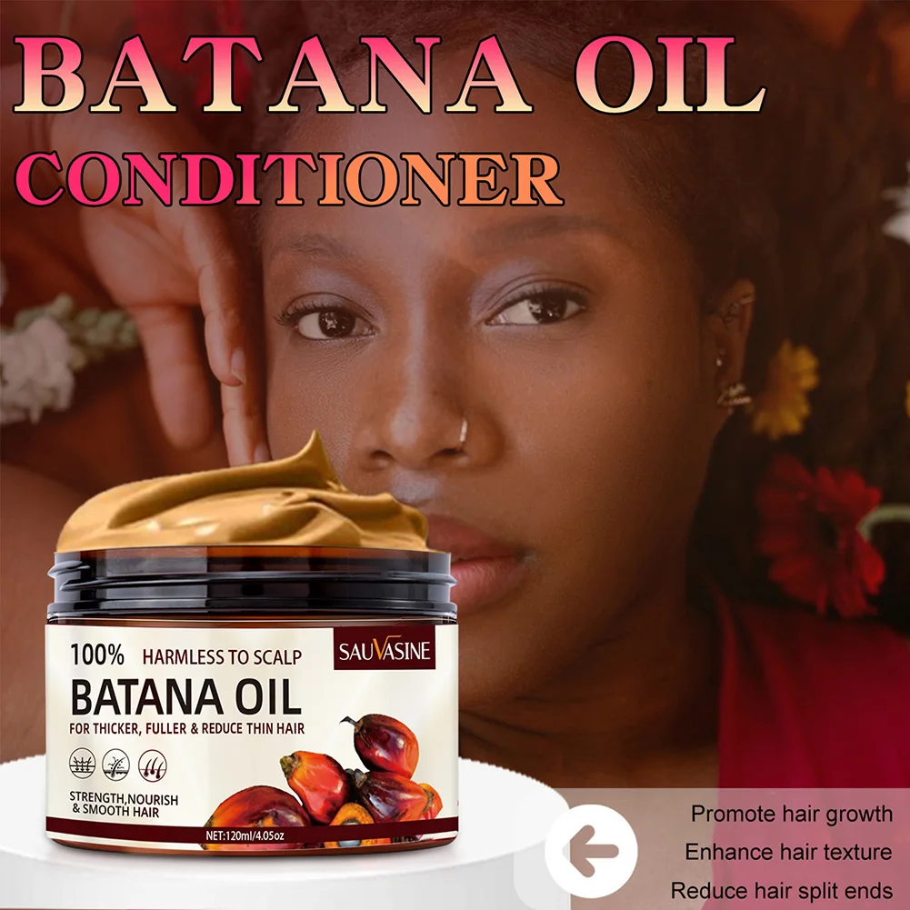 120ml Batana Hair Growth Cream Natural Hair Loss Treatments Cream For Men Women Hair Care Repairing Hydration Hair Mask Cream