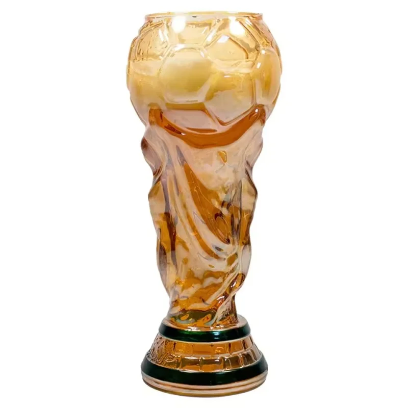 

Trophy Beer Glass Cup World Cup 2026 Soccer Themed Premium Style for Man Cave Decor Home Bar Drinking & Football Fan Unique Gift