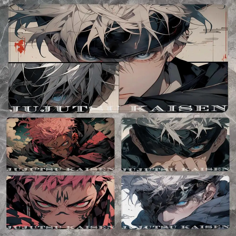 Jujutsu Kaisen Atoru Gojo Mauspad, 90 x 40 cm, rutschfestes Gaming-Mauspad, E-Sport-Mauspad, Spiel, mechanische Tastatur, XXL-Schreibtischunterlage