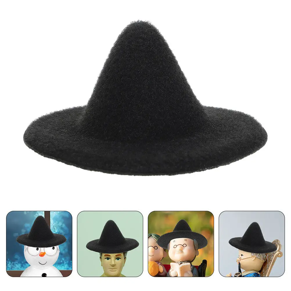 

4Pcs Mini Witch Hats Small Halloween Party Supplies Tiny Witch Hat Decorations for Pets DIY Crafts Accessories