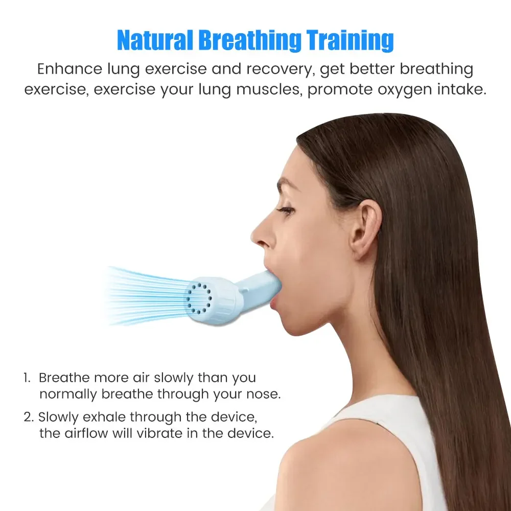 Mucus Removal Device Lung Expander Breathing Exercise Expectorator Respiratory Trainer Phlegm Remover Clear Mucus Removal Device