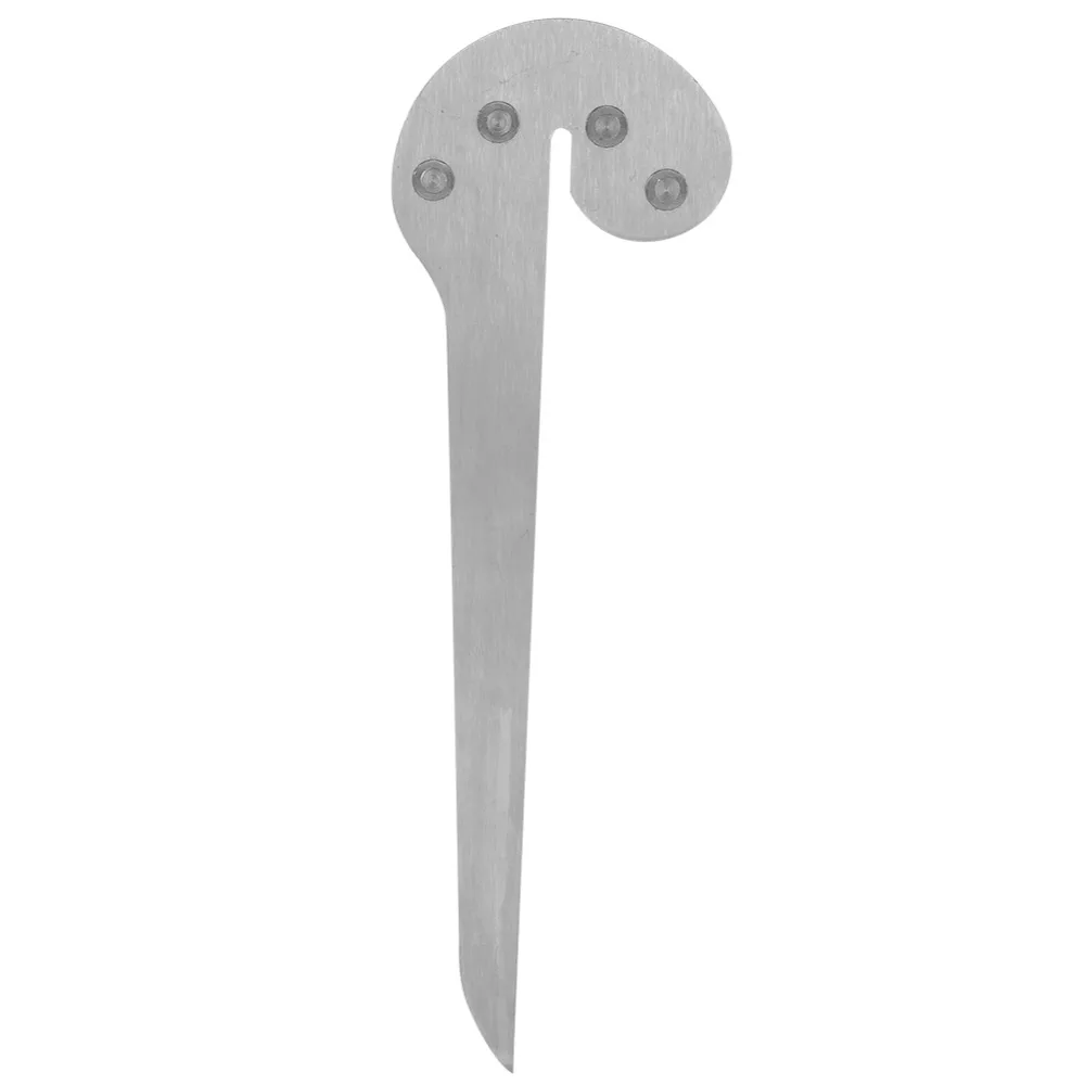 Precision Stainless Steel Center Gauge 15cm Length Silver Gauge Widely Used Small Portable Marking Tool Carpentry