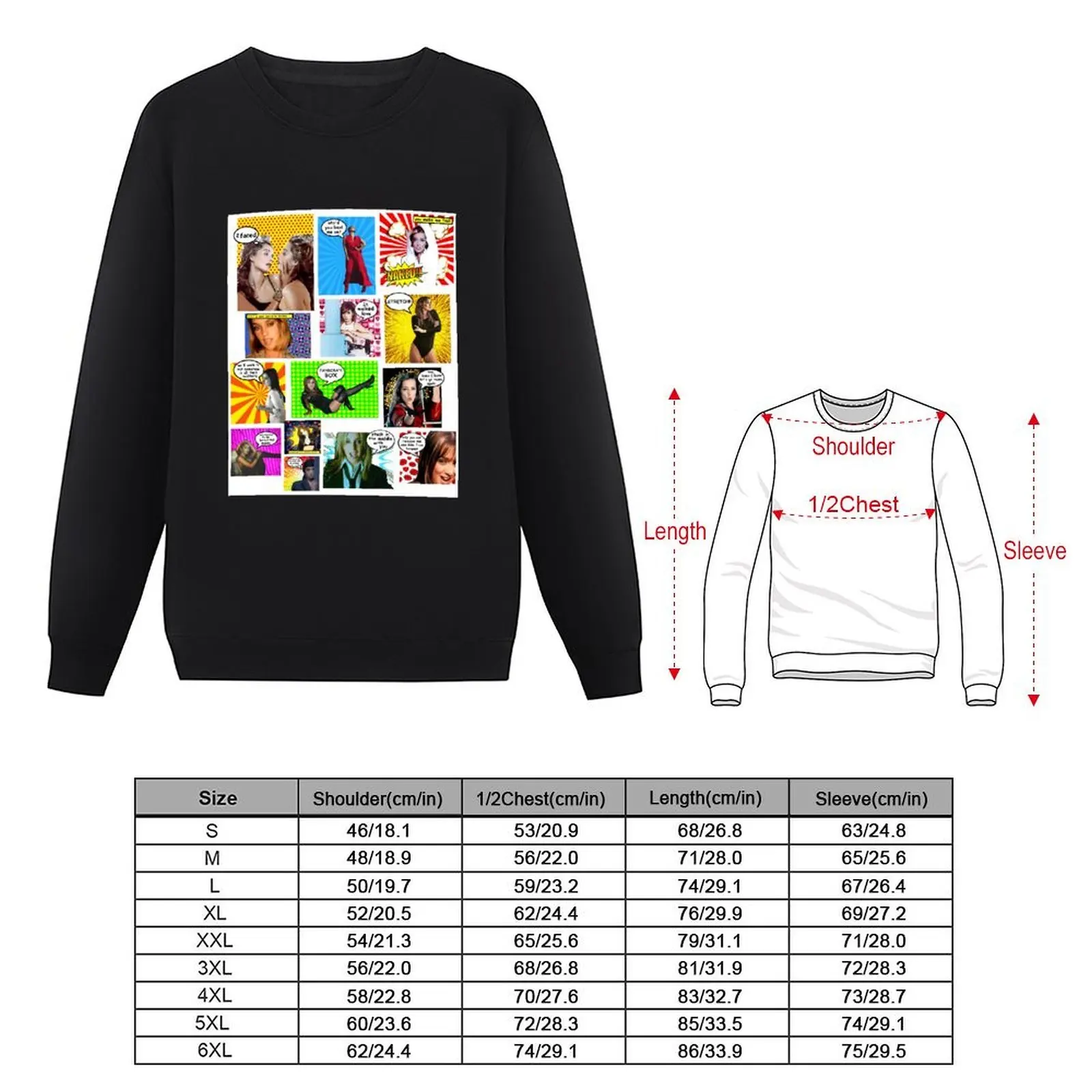 Louise Goes POW WOW!! Pullover autumn new products mens clothes autumn tracksuits new sweatshirts