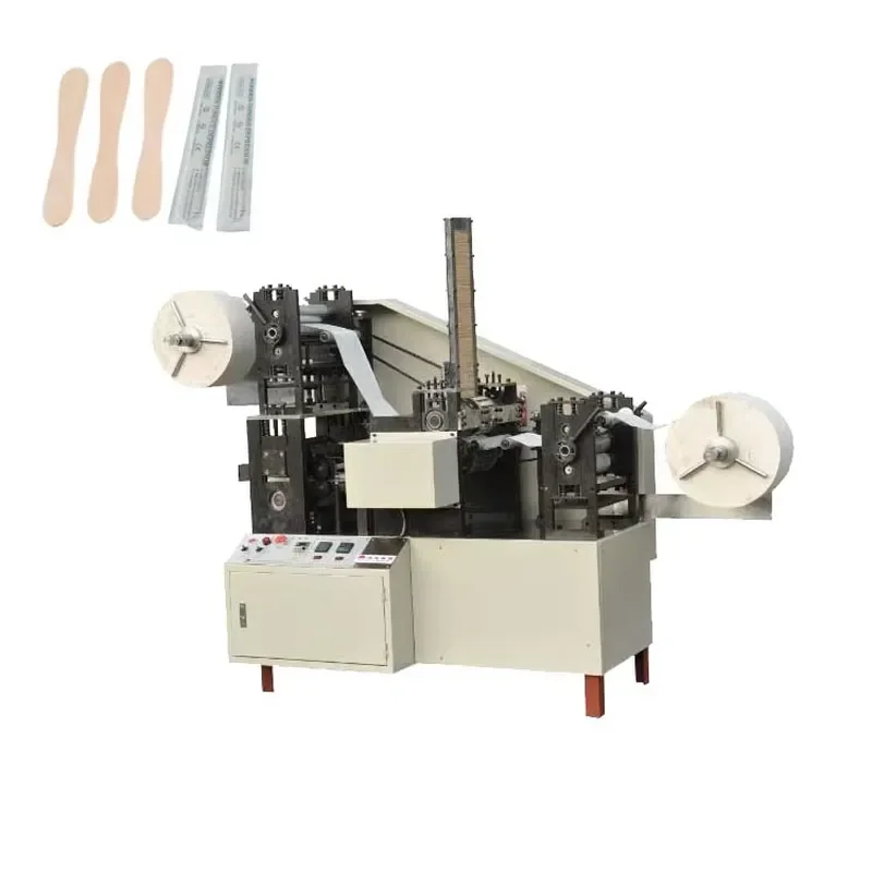 Disposable wooden tableware machine Wooden spoon packaging Chopsticks packaging machine Toothpick packaging machine