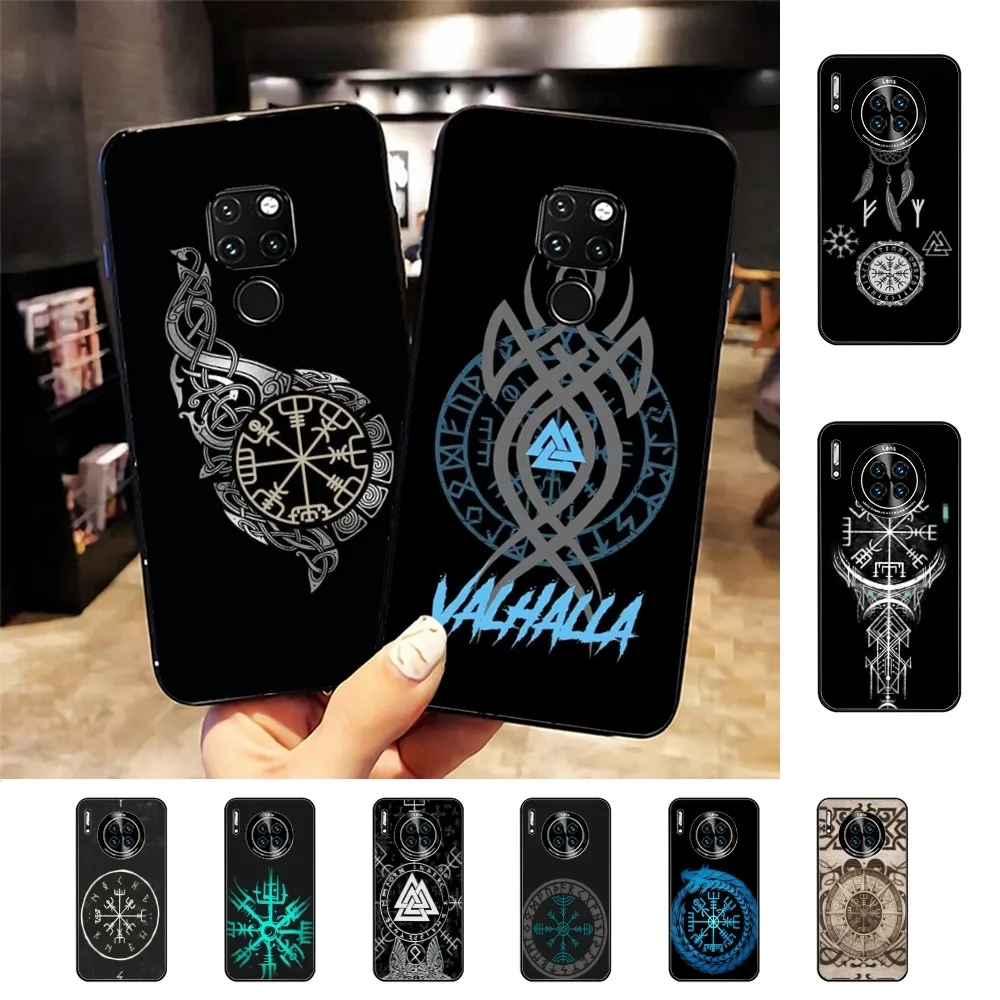 Logo V-Viking V-Vegvisirs Phone Case For Huawei Mate 10 20 30 40 50 Lite Pro Nova 3 3i 5 6 SE 7 Pro 7SE