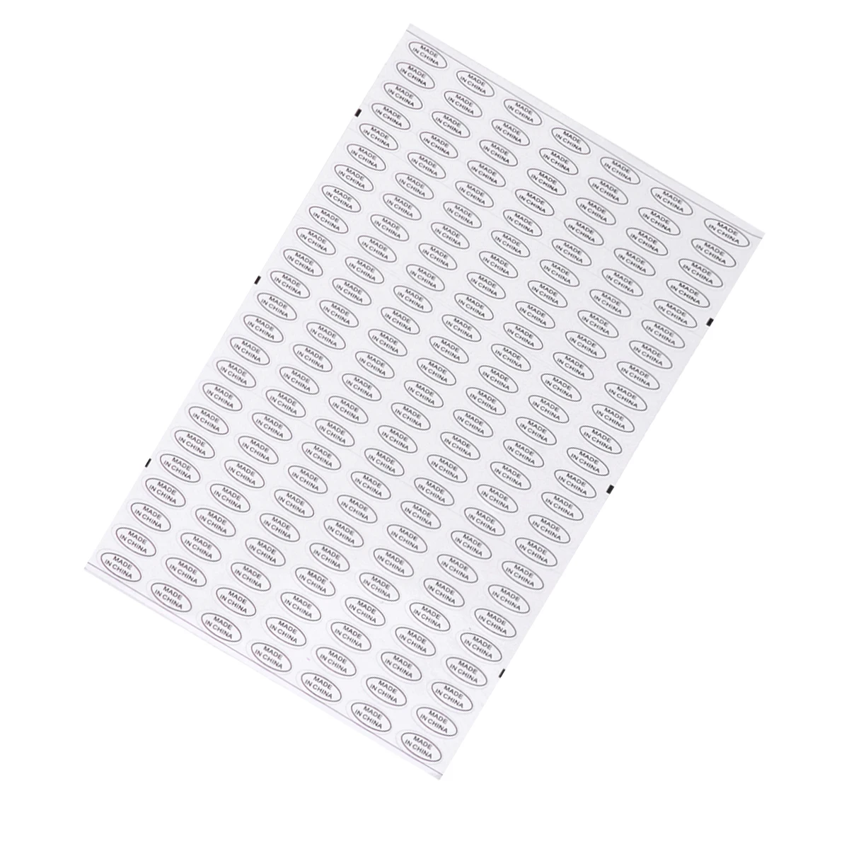 

14440 шт., черные наклейки на белый фон, импортные из Китая водонепроницаемые этикетки, клейкая упаковка, маркировочная папка, бирка