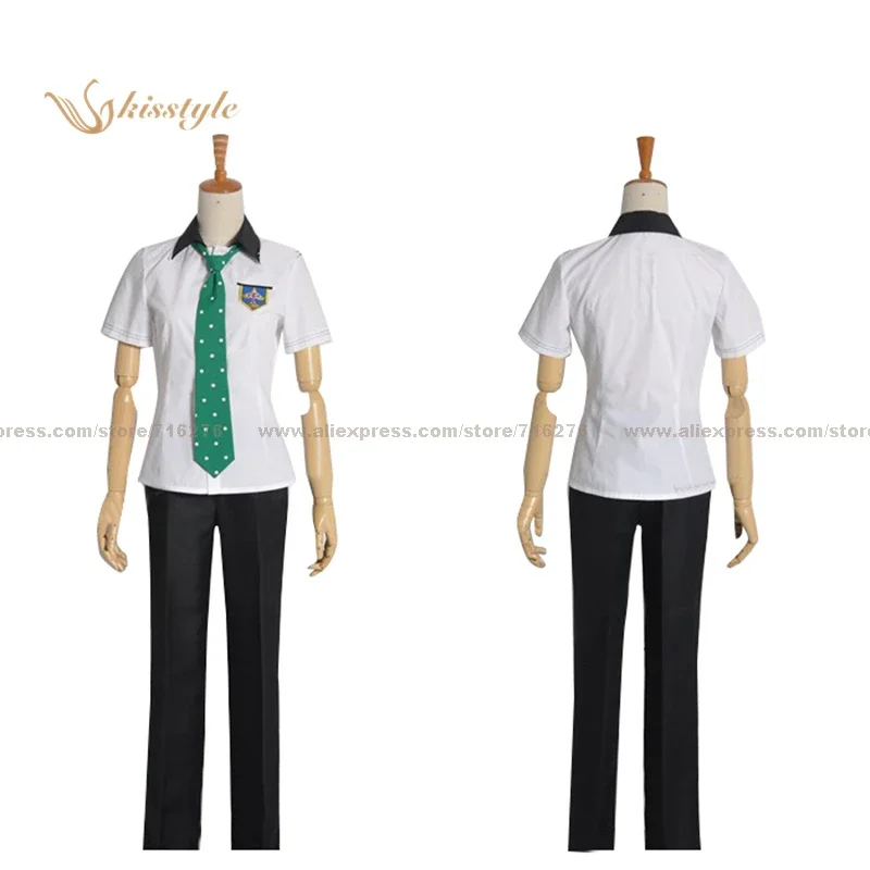 

Kisstyle Fashion Free! Anime Haruka Nanase Summer High School Uniform Cosplay Costume Custom-Made