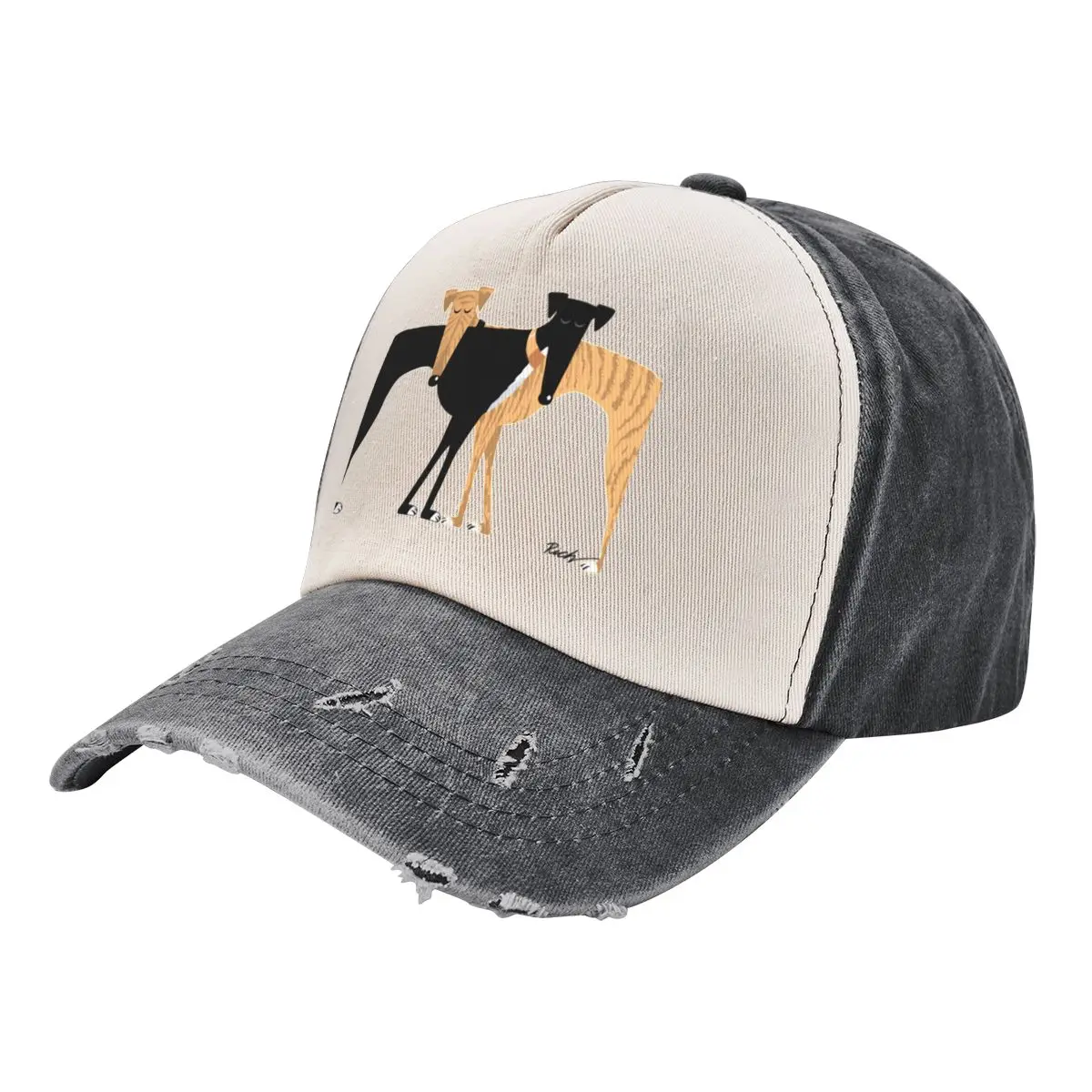 Head Rest Brindle Hound: Baseball Cap Anime Luxury Man Hat Women Beach Fashion Men's