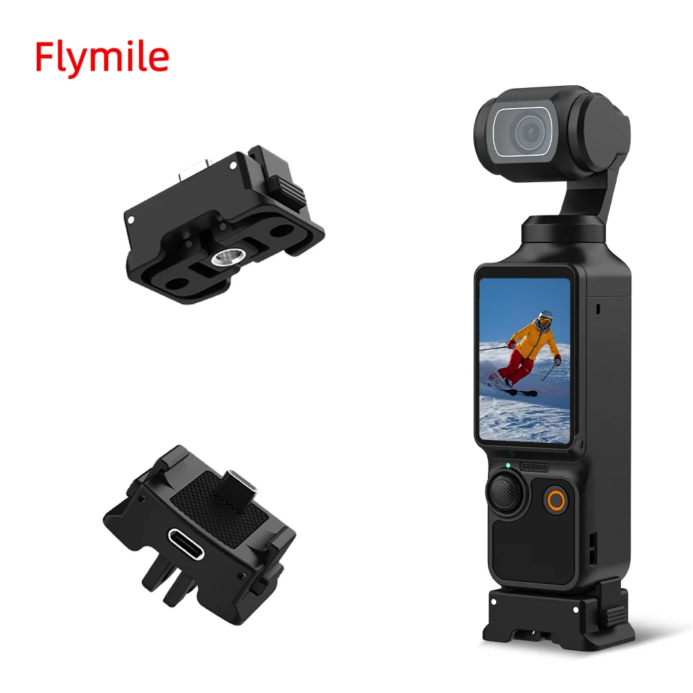 

Flymile Pocket 4 Charging Adapter Base for DJI Osmo Pocket P4 3 Accessories Desktop Holder Type-C Charging Dock Fit