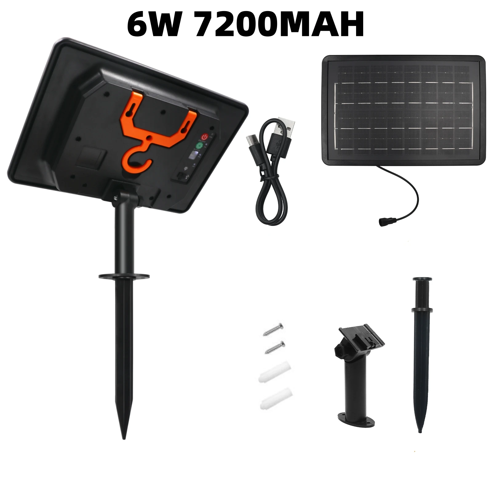 1.3W/2.8W/6W Solar Battery Box Controller 5V 12V 24V USB+Sloar Charging For LED Strip String Power 1.5W Remote Speed Adjustment