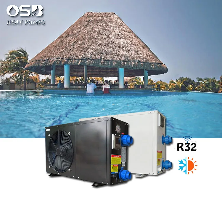 R410a CE EMC Air Source Heat Pump Water Heater for Swimming Pool WiFi Function Household Heating System French Language Pro