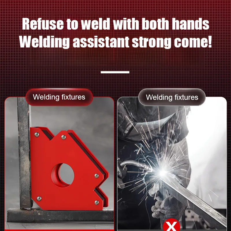 Welding Locator Bracket MultiAngle Magnetic Locator Angled Magnet Auxiliary Locator