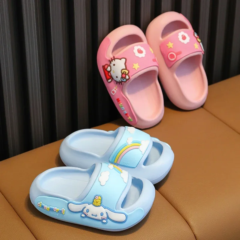 

Sanrio Melody Children's Slippers Summer Girls Indoor Bath Non-slip Baby Home Boys' Slippers