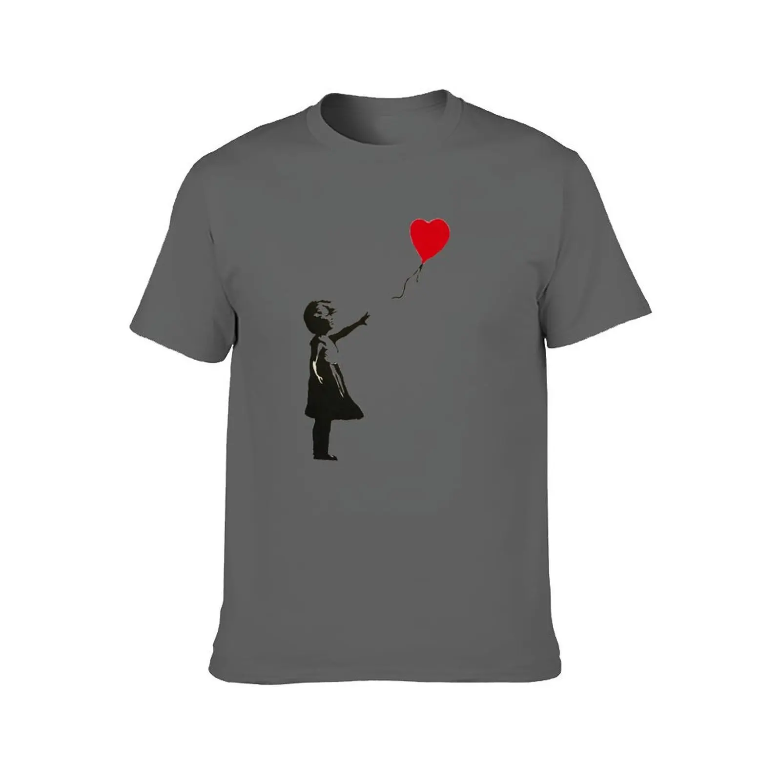 Banksy - Red balloon T-Shirt croswit shirt man gifts for boyfriend anime shirts men