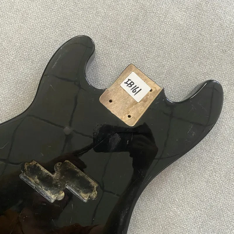 IB161 Black Color Paints Solid wood PB Electric Bass Body 4 Or 5 String Left Hand For Bass Replace and DIY Parts