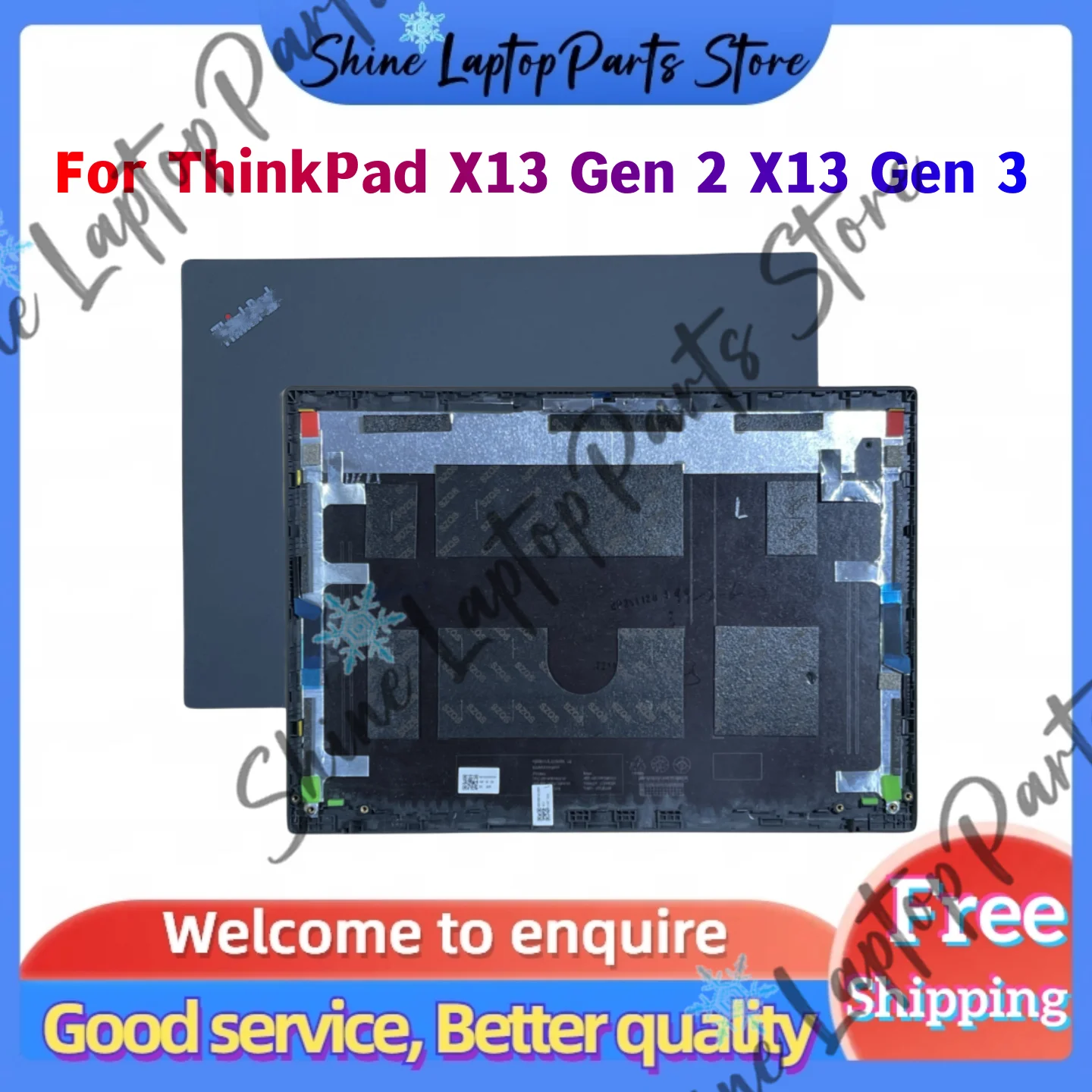 

For Lenovo ThinkPad X13 Gen 2 X13 Gen 3 A Cover Case Laptop Lcd Back Cover Case 5CB0Z69296