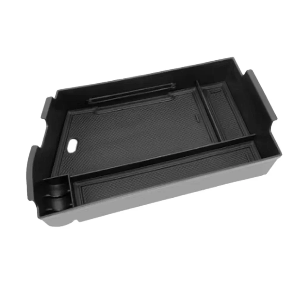 Manual Measurement Car Armrest Storage Box Car Central Armrest ABS Material Anti-corrosion Black Color Direct Installation