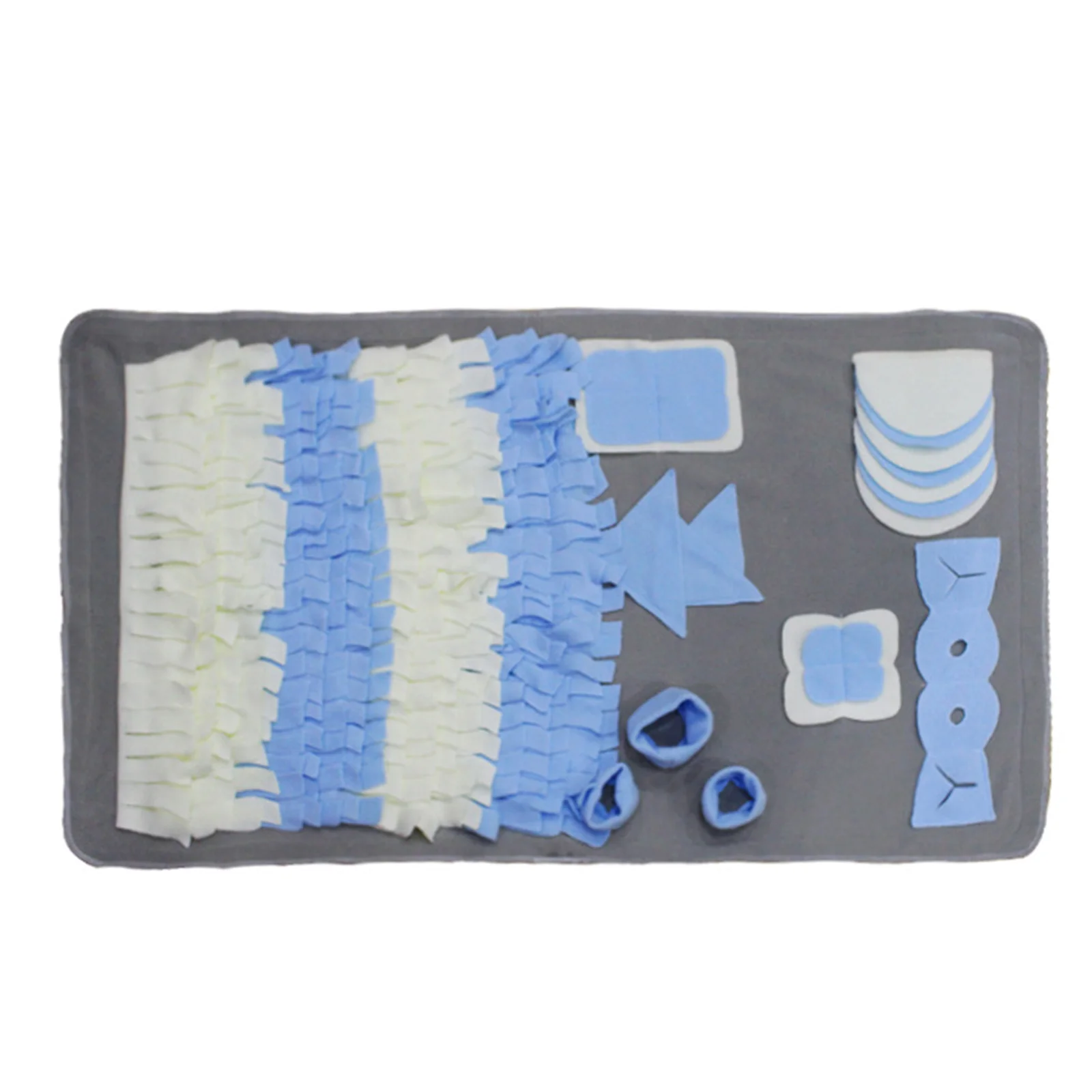 

Pet Dog Snuffle Mat Pet Sniffing Training Blanket Detachable Fleece Pads Dog Mat Relieve Stress Nosework Puzzle Toy Pet Nose Pad