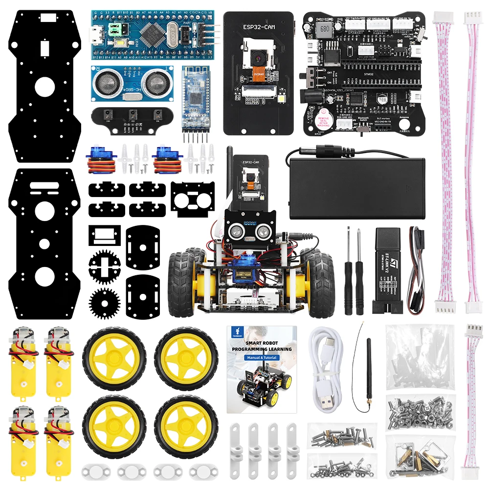 

Tscinbuny ESP32 CAM Complete Kit for Arduino and Keil 5 Programming Combining with STM32 Electronics Educational Robotic Kits