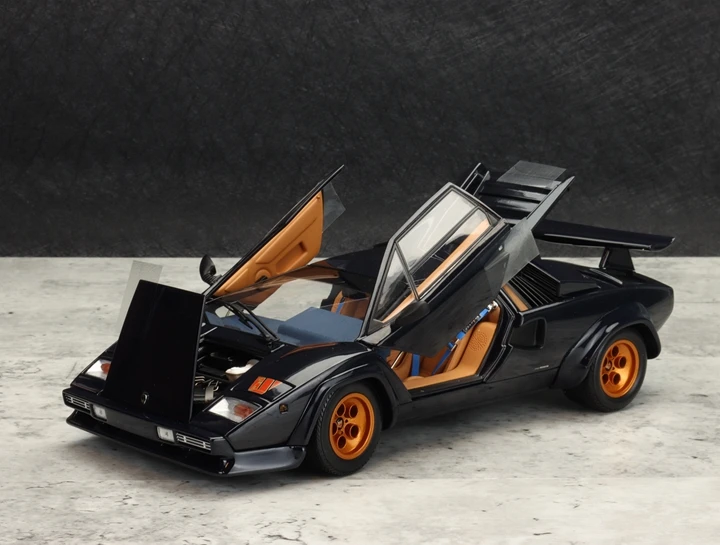 Kyosho 1:18 Countach LP500S Simulation Limited Edition All Open Alloy Metal Static Car Model Toy Gift