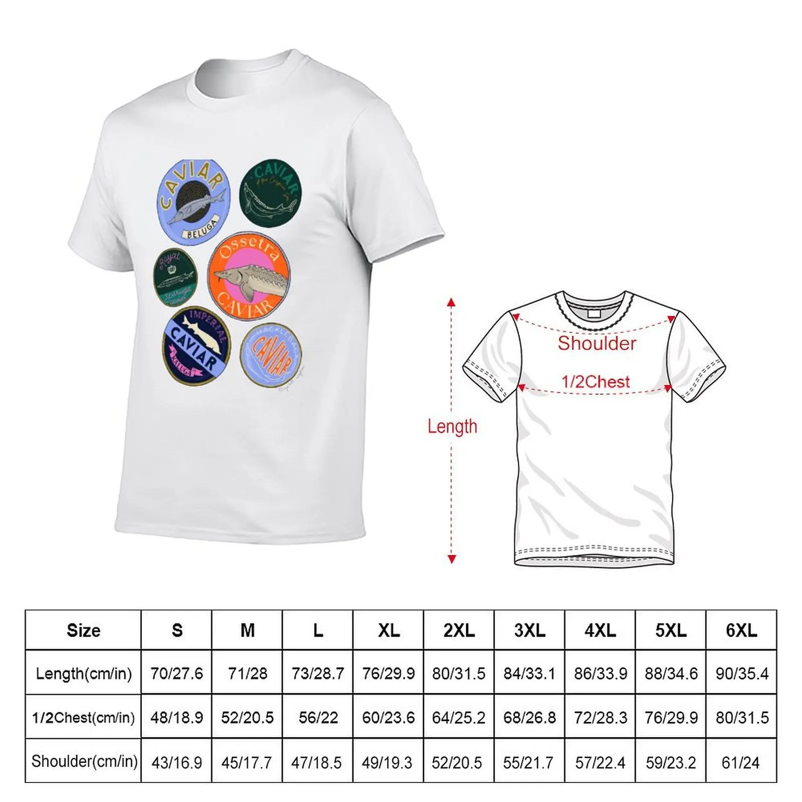 Colorful Caviar Tins T-Shirt anime tshirt boys animal print mens designer clothes