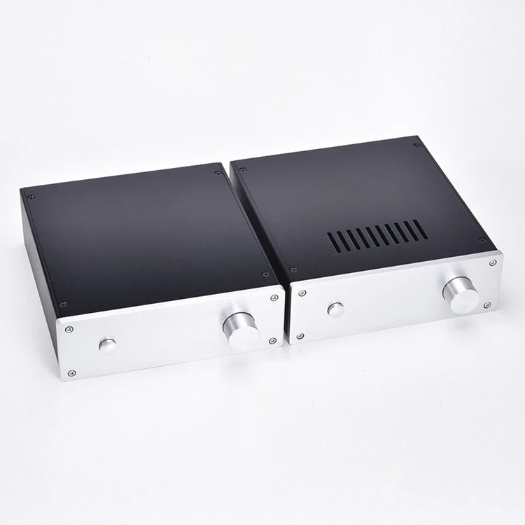 BRZHIFI China Manufacture Audio 2207DB Aluminum Chassis DIY Power Amplifier Enclosure Multifunction Outlet Case