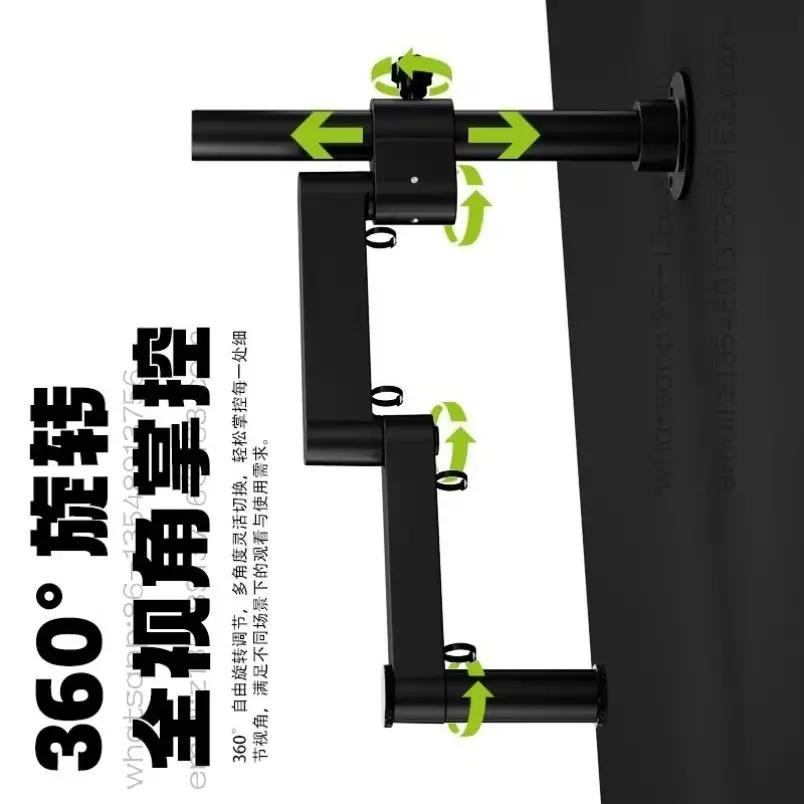 

Metal universal microscope bracket 360 ° rotating telescopic folding single arm lifting and fixing