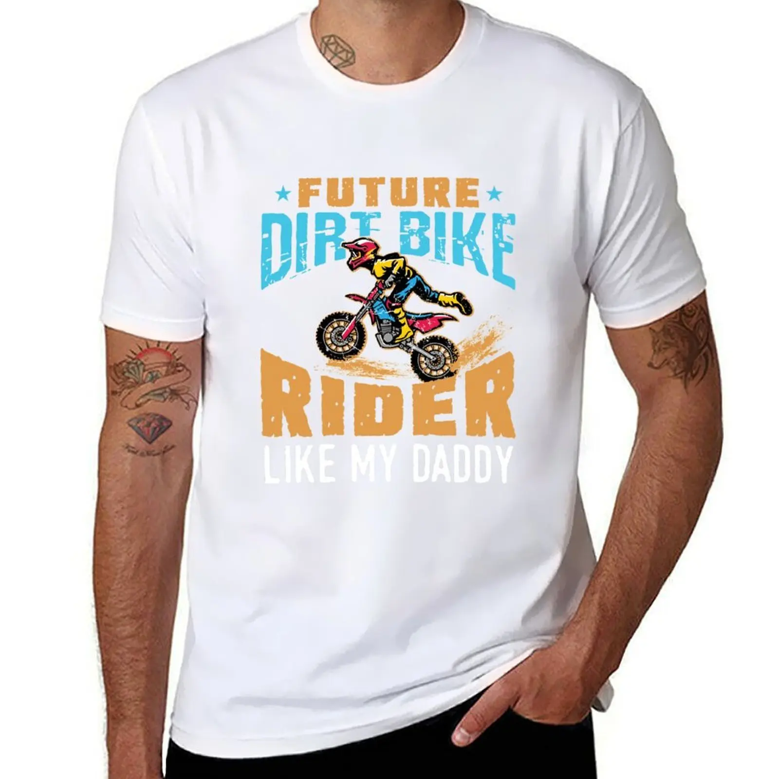 Future Dirt Bike Rider Like My Daddy T-Shirt T Shirt For Ma…