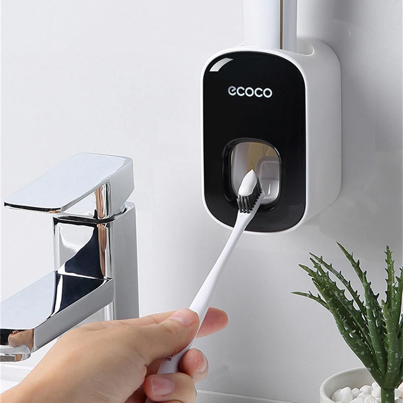 Bathroom Supplies Innovative Hands-free Convenient Sanitary Save Time Automatic Toothpaste Squeeze Holder Creative Extruder