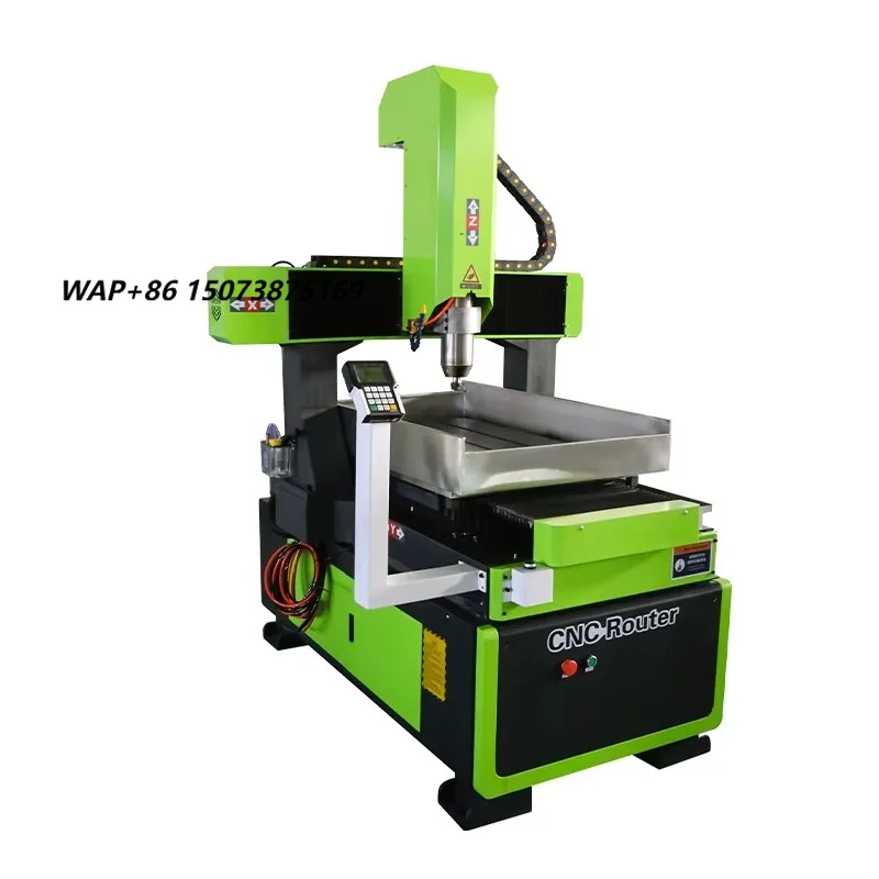CNC 6090 Mini Jade Stone Carving Machine NC Studio Servo Motor for Wood PVC Cast Iron