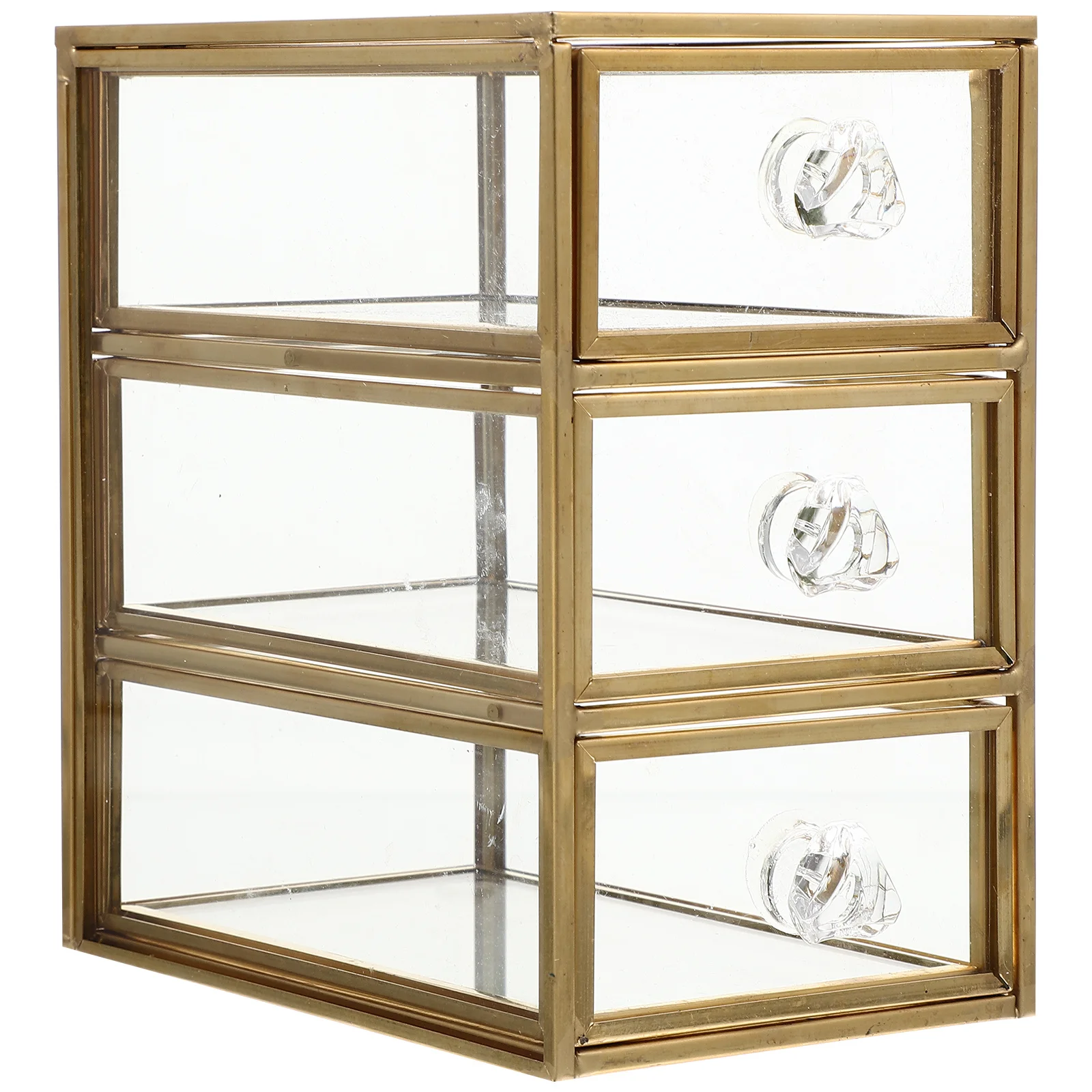 

Настольный органайзер для украшений и косметики: 3-слойный ящик для хранения, большой емкости, для ожерелий и блесков для губ