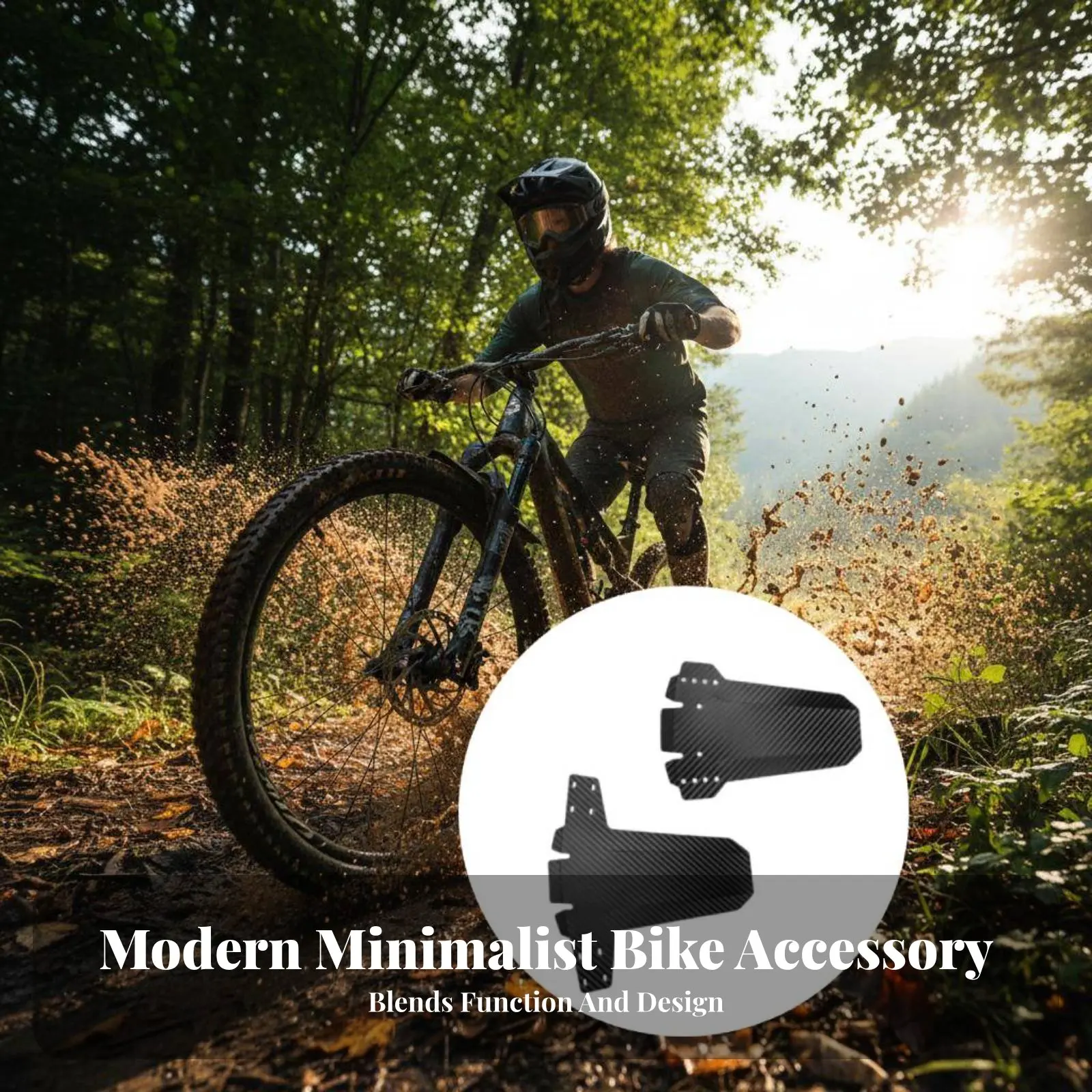 

Mountain Bike Mudguard Long-Lasting Mountain Bike Mudguard Mountain Bike Mudguard Adjustable Mountain Bike Front Mudguard