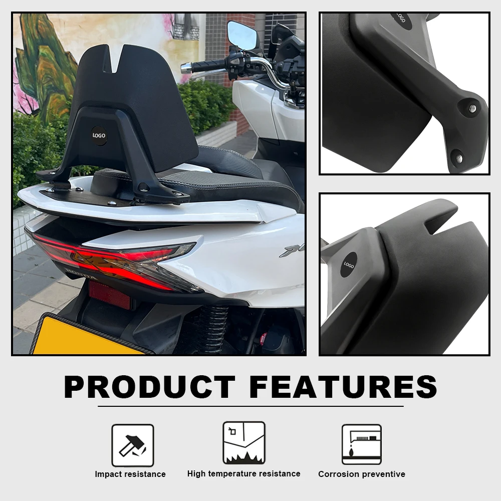 For Honda PCX 160 PCX160 motorcycle accessories new ergonomic design for passenger rear backrest safe rear seat protection