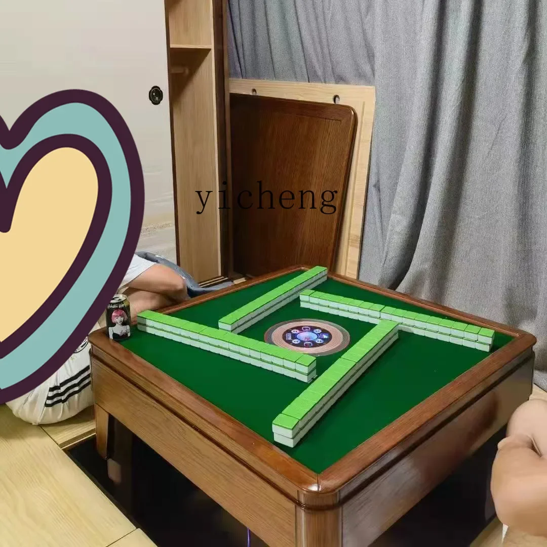 mahjong machine four-leg lifting mahjong table fully automatic small size third generation ultra-thin silent roller coaster