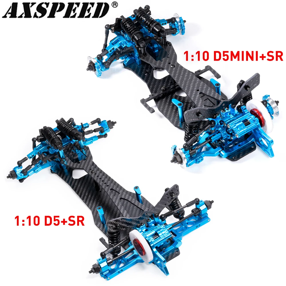 

AXSPEED Alloy & Carbon Frame Chassis DIY Kit For 1/10 Sakura D5+SR, D5MINI+SR, D5+MINI416 RC Drift Car Upgrade Parts