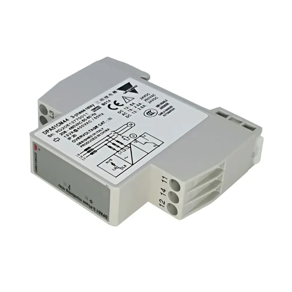 New and Original Carlo Gavazzi DPA51CM44 3 Phase Sequence Loss Monitoring Protection And Failure Monitor 1xSPDT Relay