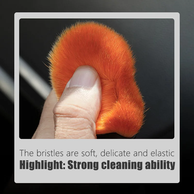Car Dust Removal Brush Auto Interior Cleaning Tool For Hyundai I30 I20 IX35 I40 Tucson Getz Sonata Palisade Veloster Elantra Sol