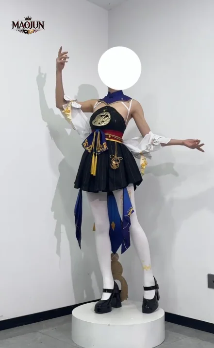 Honkai Impact 3rd Theresa Apocalypse Cosplay Costume Orchid Night Ballad New Chinese Style Improved Qipao Dress Full Set
