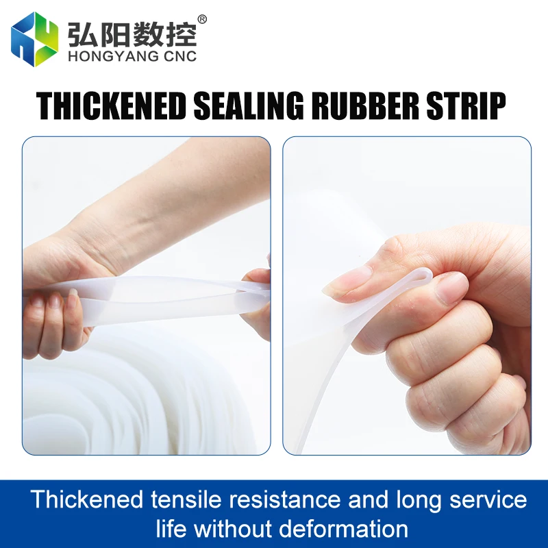 CNC Vacuum Cover Silicone Leather Vacuum Head Surrounded By Sealing Pad Woodworking Carving Dust Removal Rubber Strip