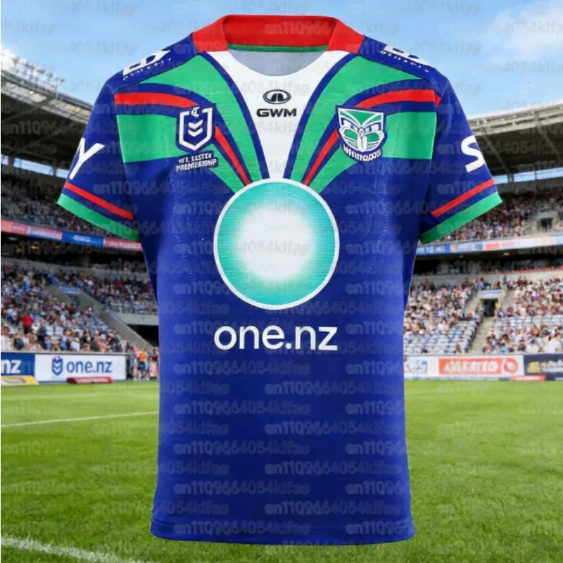 2026 Summer Sales Australia NRL New Zealand Warriors Men's Home Jersey Training Jersey Adult Breathable Quick Drying T-shirt