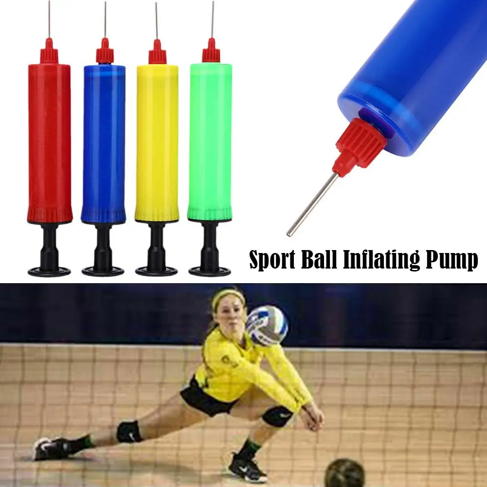 1pcs Random Color Ball Inflating Pump Soccer Football Inflator Sports Accessories Portable Basketball Pumps Air Balloon Min H2K6