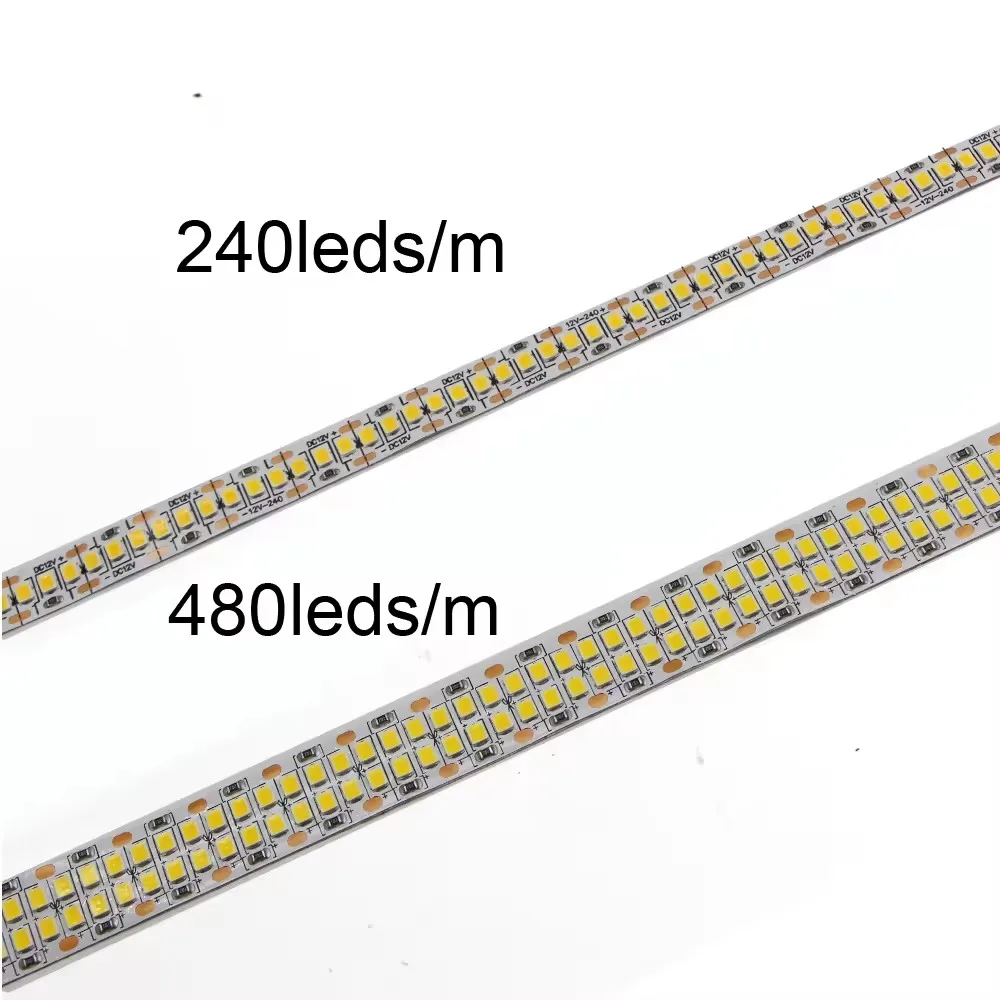 

10pcs 10cm 20cm 30cm 50cm 1m 5m Super Bright LED Strip 480LEDs/M 240LED/M Soft Flexible Ribbon Tape 3000K 4000K 6000K 12V 24V