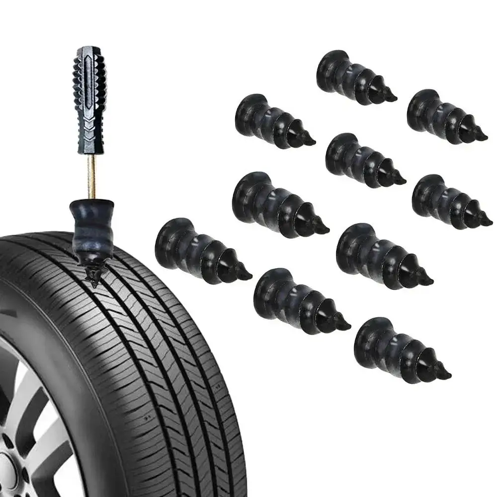 Universal Tire Repair Nail Self-Tapping Screw Plastic Nail Soft Rubber Screw Suitable For Motorcycle Tire Puncture Repair