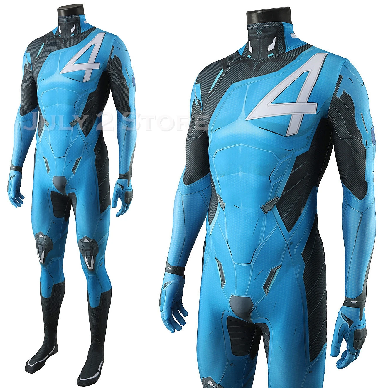 

MR Rivals Mister Fantastic Косплей Комбинезон Первый Семейный Наряд Костюм Доктор Рид Боди Игра Хэллоуин Мужская Униформа Супергероя